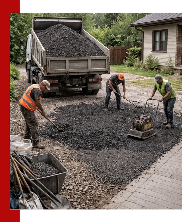 Асфальтовая крошка для двора с доставкой в Нижнем Тагиле
